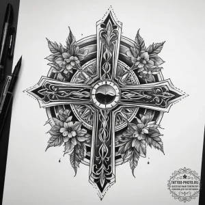 Tattoo sketch oasis, tattoo flash sheet desig... - эскиз тату (№1758121005_0, 17.09.2025 14:56) — tattoo-photo.ru
