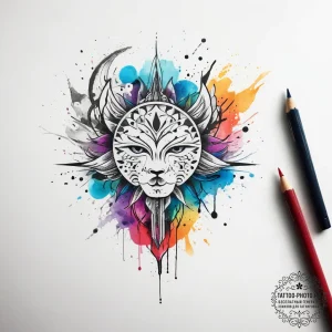 Tattoo sketch abstract кляксы, tattoo flash s... - эскиз тату (№1758121203_0, 17.09.2025 15:00) — tattoo-photo.ru