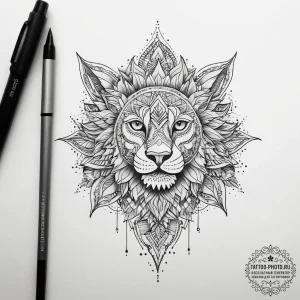 Tattoo sketch beige, tattoo flash sheet desig... - эскиз тату (№1758130285_0, 17.09.2025 17:31) — tattoo-photo.ru