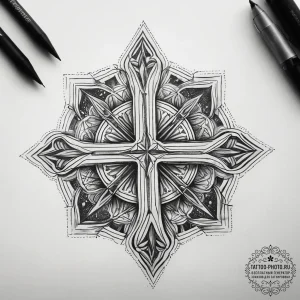 Tattoo sketch geometric word, tattoo flash sh... - эскиз тату (№1758134773_0, 17.09.2025 18:46) — tattoo-photo.ru