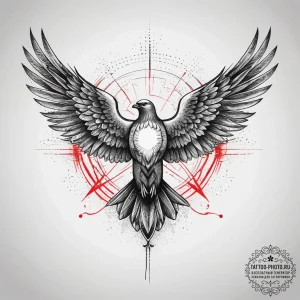 Tattoo sketch holy spirit, tattoo sketch desi... - эскиз тату (№1758146705_0, 17.09.2025 22:05) — tattoo-photo.ru