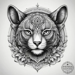 Tattoo sketch a symbolic animal, tattoo sketc... - эскиз тату (№1758147729_0, 17.09.2025 22:22) — tattoo-photo.ru