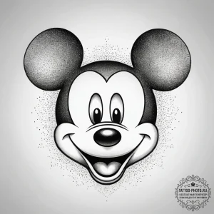 Tattoo sketch mickey mouse, artistic tattoo s... - эскиз тату (№1758149120_0, 17.09.2025 22:45) — tattoo-photo.ru