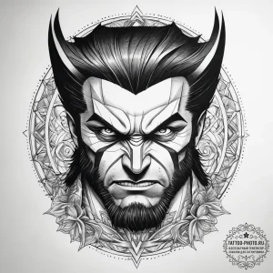 Tattoo sketch x-men: the animated series wolv... - эскиз тату (№1758159459_0, 18.09.2025 01:37) — tattoo-photo.ru