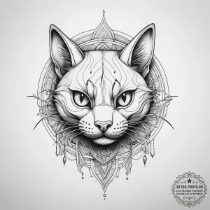 Tattoo sketch catfish, tattoo line art, linew... - эскиз тату (№1758160263_0, 18.09.2025 01:51) — tattoo-photo.ru