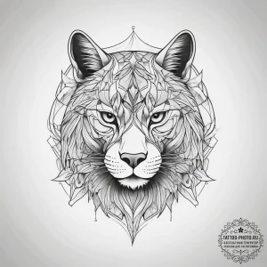 Tattoo sketch alpha, tattoo sketch design, cl... - эскиз тату (№1758162854_0, 18.09.2025 02:34) — tattoo-photo.ru