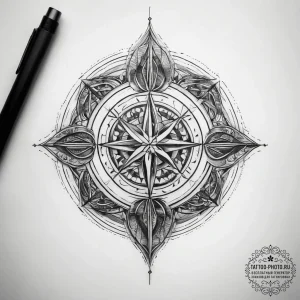 Tattoo sketch sacred sign, tattoo line art, r... - эскиз тату (№1758163250_0, 18.09.2025 02:40) — tattoo-photo.ru
