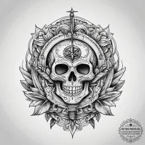 Tattoo sketch crochet a crochet hook, tattoo... - эскиз тату (№1758164046_0, 18.09.2025 02:54) — tattoo-photo.ru