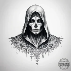 Tattoo sketch wraith's cloak - эскиз тату (№1758172020_0, 18.09.2025 05:07) — tattoo-photo.ru