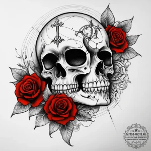Tattoo sketch blessed creation, tattoo sketch... - эскиз тату (№1758174923_0, 18.09.2025 05:55) — tattoo-photo.ru