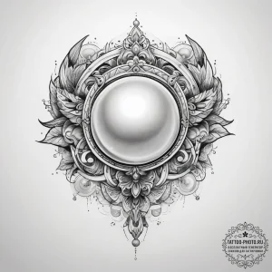Tattoo sketch pearl - эскиз тату (№1758175700_0, 18.09.2025 06:08) — tattoo-photo.ru