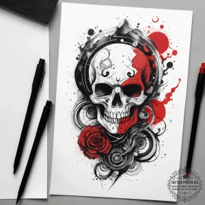 Tattoo sketch nebula, artistic tattoo sketch,... - эскиз тату (№1758185315_0, 18.09.2025 08:48) — tattoo-photo.ru
