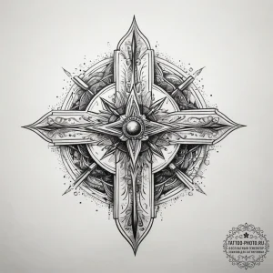 Tattoo sketch blessed universe, tattoo sketch... - эскиз тату (№1758192022_0, 18.09.2025 10:40) — tattoo-photo.ru