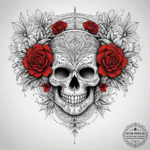 Tattoo sketch slavic embroidery pattern with... - эскиз тату (№1758192221_0, 18.09.2025 10:43) — tattoo-photo.ru