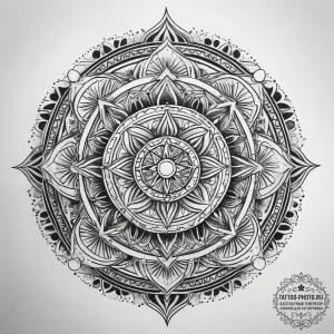 Tattoo sketch cosmic legend, ink illustration... - эскиз тату (№1758194196_0, 18.09.2025 11:16) — tattoo-photo.ru