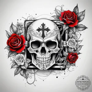 Tattoo sketch filmmaker clapperboard, concept... - эскиз тату (№1758199938_0, 18.09.2025 12:52) — tattoo-photo.ru
