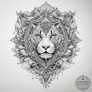 Tattoo sketch conquer, ink illustration for t... - эскиз тату (№1758200730_0, 18.09.2025 13:05) — tattoo-photo.ru