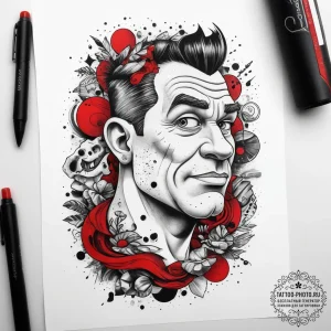 Tattoo sketch the flintstones fred flintstone... - эскиз тату (№1758202173_0, 18.09.2025 13:29) — tattoo-photo.ru