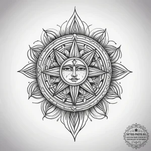 Tattoo sketch sacred identity, tattoo drawing... - эскиз тату (№1758204889_0, 18.09.2025 14:14) — tattoo-photo.ru