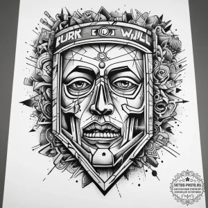 Tattoo sketch fall of the berlin wall, tattoo... - эскиз тату (№1758207436_0, 18.09.2025 14:57) — tattoo-photo.ru