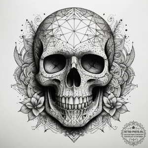 Tattoo sketch skull, tattoo sketch design, do... - эскиз тату (№1758207631_0, 18.09.2025 15:00) — tattoo-photo.ru