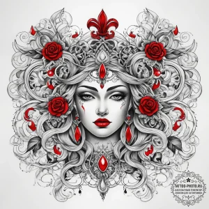 Tattoo sketch holy myth, tattoo flash sheet d... - эскиз тату (№1758211165_0, 18.09.2025 15:59) — tattoo-photo.ru