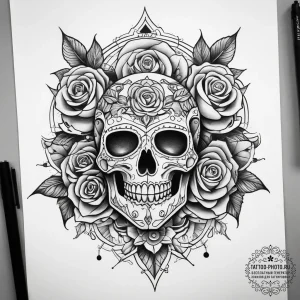 Tattoo sketch armor, ink illustration for tat... - эскиз тату (№1758212992_0, 18.09.2025 16:29) — tattoo-photo.ru