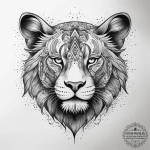 Tattoo sketch courage, tattoo flash sheet des... - эскиз тату (№1758214006_0, 18.09.2025 16:46) — tattoo-photo.ru