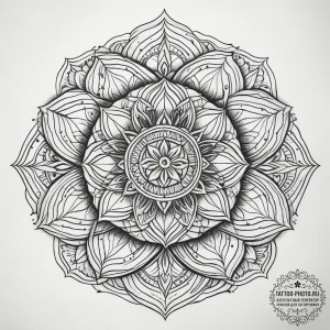 Tattoo sketch saffron flower, tattoo drawing... - эскиз тату (№1758218294_0, 18.09.2025 17:58) — tattoo-photo.ru