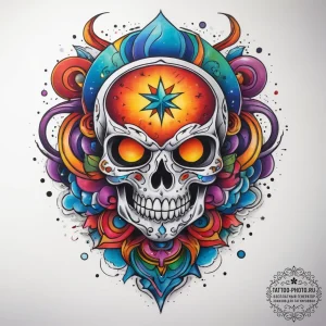 Tattoo sketch cosmic essence, concept art for... - эскиз тату (№1758222256_0, 18.09.2025 19:04) — tattoo-photo.ru