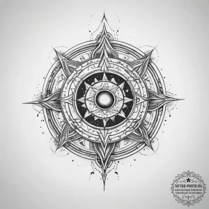Tattoo sketch cosmic representation - эскиз тату (№1758227455_0, 18.09.2025 20:30) — tattoo-photo.ru