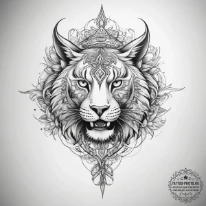 Tattoo sketch brown - эскиз тату (№1758234704_0, 18.09.2025 22:31) — tattoo-photo.ru
