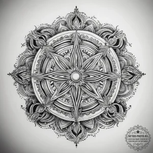 Tattoo sketch cosmic origin, ink illustration... - эскиз тату (№1758238214_0, 18.09.2025 23:30) — tattoo-photo.ru