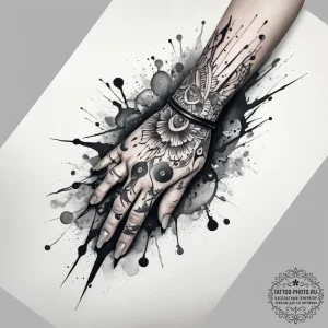 Tattoo sketch hands with a scissors, tattoo s... - эскиз тату (№1758241134_0, 19.09.2025 00:18) — tattoo-photo.ru