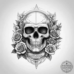 Tattoo sketch bobsleigh bobsleigh with a trac... - эскиз тату (№1758244048_0, 19.09.2025 01:07) — tattoo-photo.ru