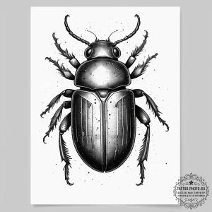 Tattoo sketch glowworm beetle, ink illustrati... - эскиз тату (№1758247369_0, 19.09.2025 02:02) — tattoo-photo.ru