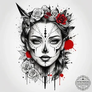 Tattoo sketch knife, tattoo drawing outline,... - эскиз тату (№1758247566_0, 19.09.2025 02:06) — tattoo-photo.ru