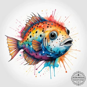 Tattoo sketch boxfish, artistic tattoo sketch... - эскиз тату (№1758254615_0, 19.09.2025 04:03) — tattoo-photo.ru