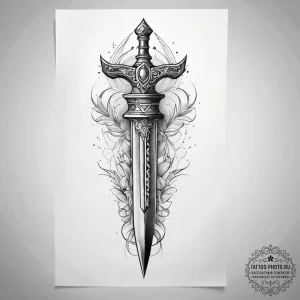 Tattoo sketch dagger tattoo, tattoo sketch de... - эскиз тату (№1758255208_0, 19.09.2025 04:13) — tattoo-photo.ru