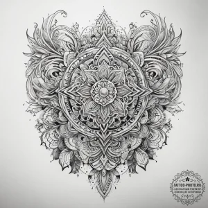 Tattoo sketch bronze, tattoo line art, orname... - эскиз тату (№1758255802_0, 19.09.2025 04:23) — tattoo-photo.ru