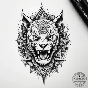 Tattoo sketch knife, tattoo flash sheet desig... - эскиз тату (№1758269132_0, 19.09.2025 08:05) — tattoo-photo.ru
