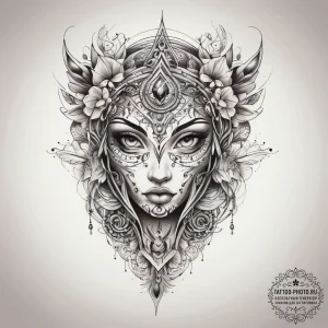 Tattoo sketch pencil with a drawing, ink illu... - эскиз тату (№1758270118_0, 19.09.2025 08:21) — tattoo-photo.ru