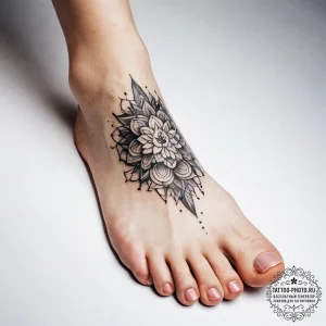 Tattoo sketch foot - эскиз тату (№1758276408_0, 19.09.2025 10:06) — tattoo-photo.ru